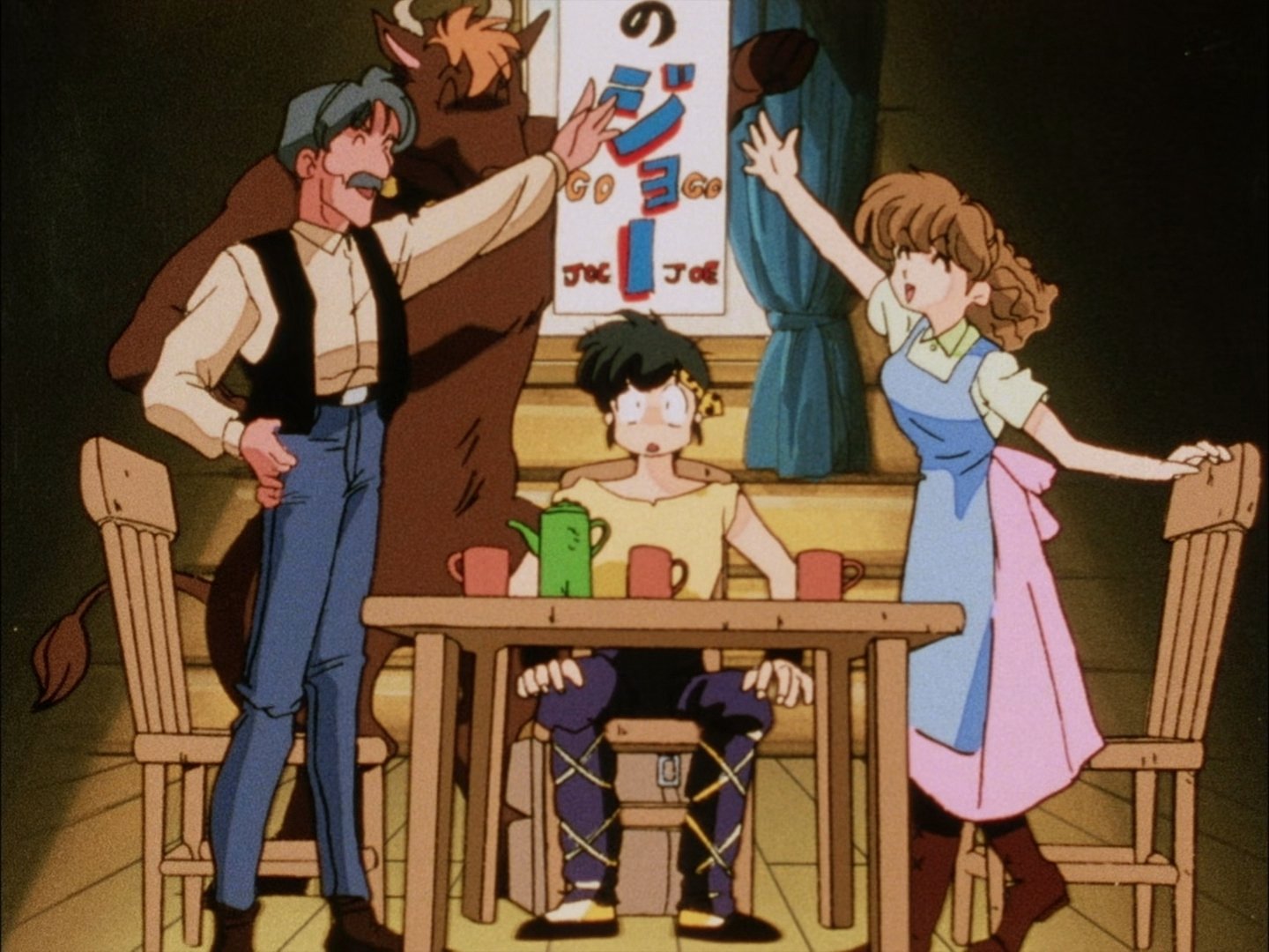 Ryoga corre hacia la puesta de sol