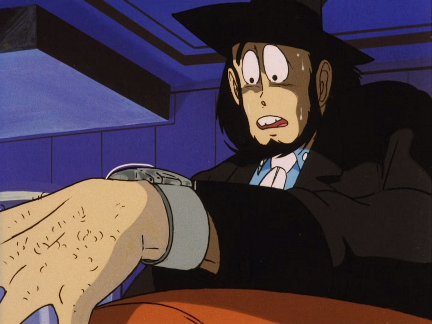 Lupin cae en la trampa