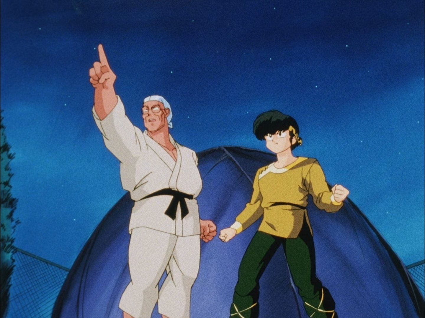 Ryoga sustituye a Ranma