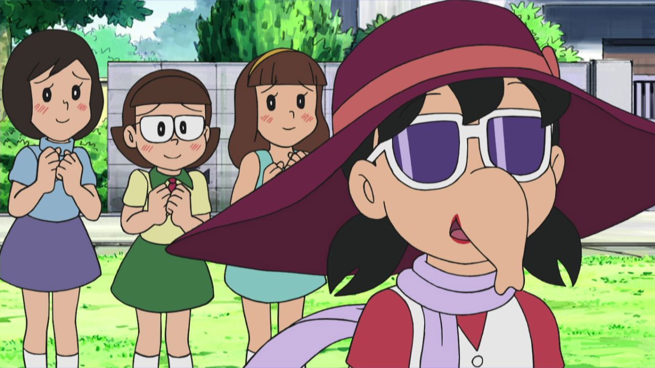 Shizuka con trompa de elefante