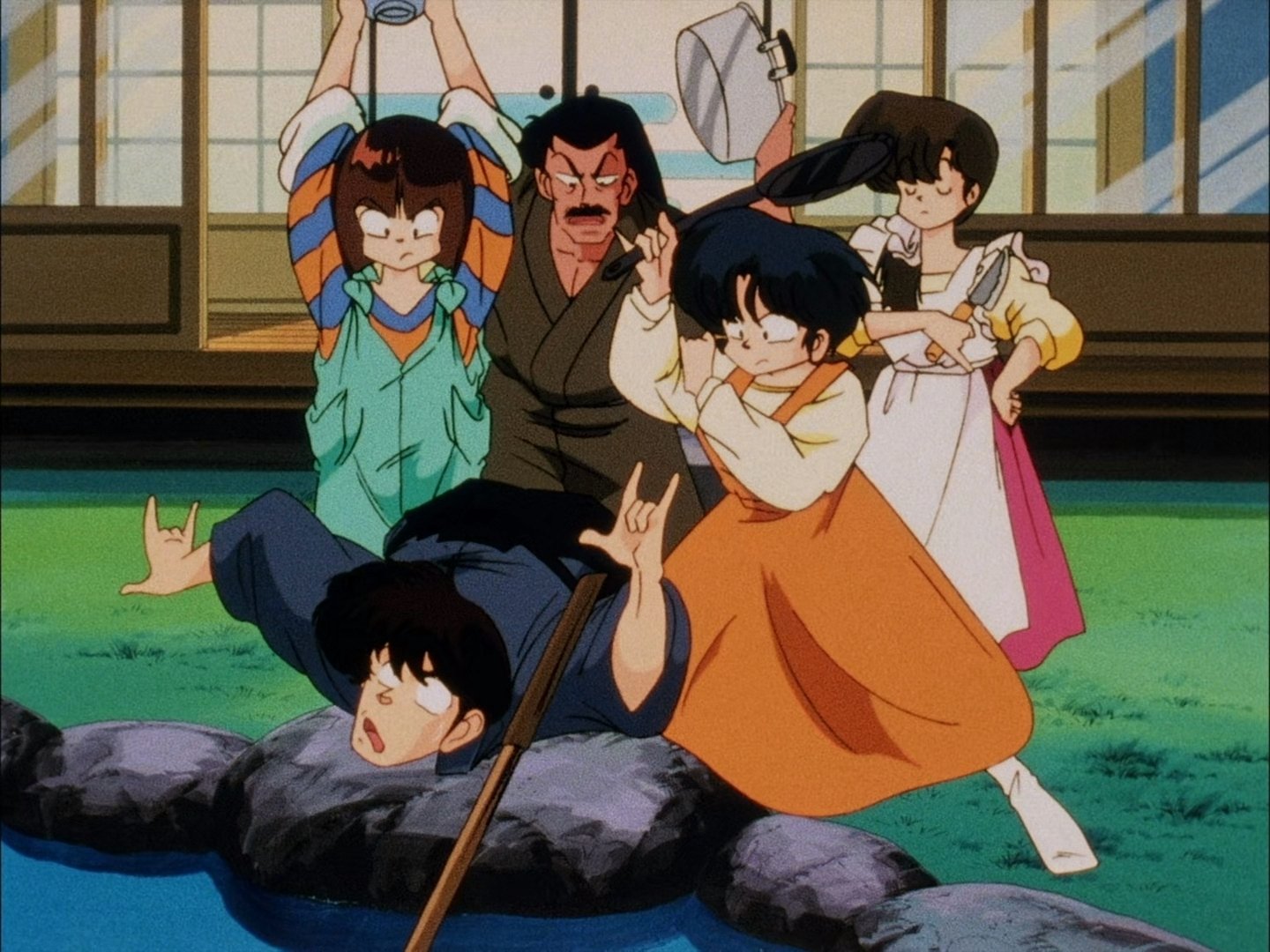 Genma y Ranma se van de casa